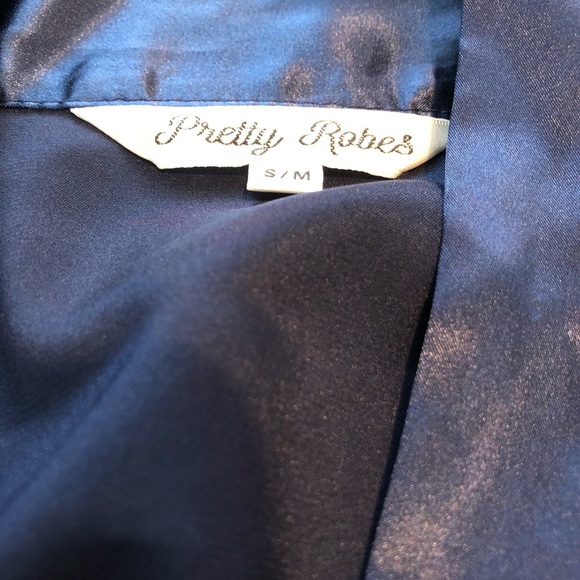 Bridesmaid Robe - Navy - Picture 2 of 4